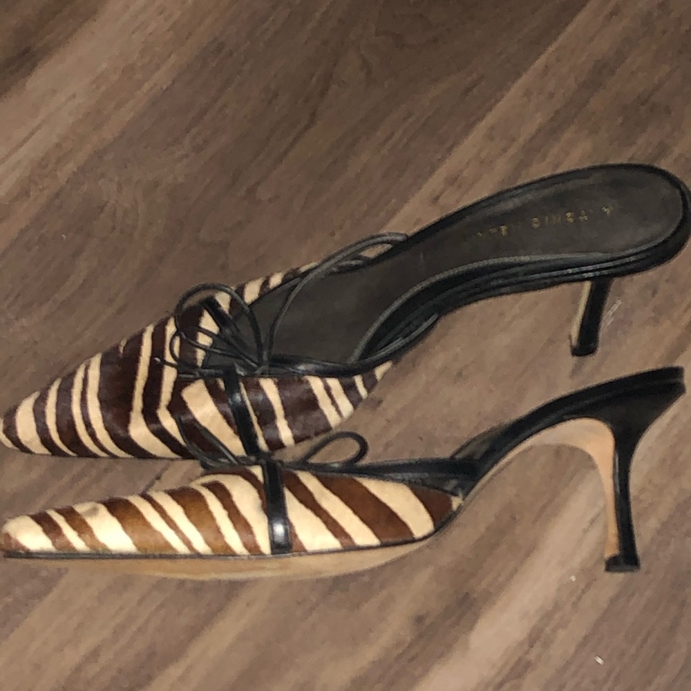 Antonio Melani Italian Leather Mules